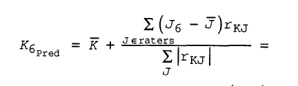 Score formula